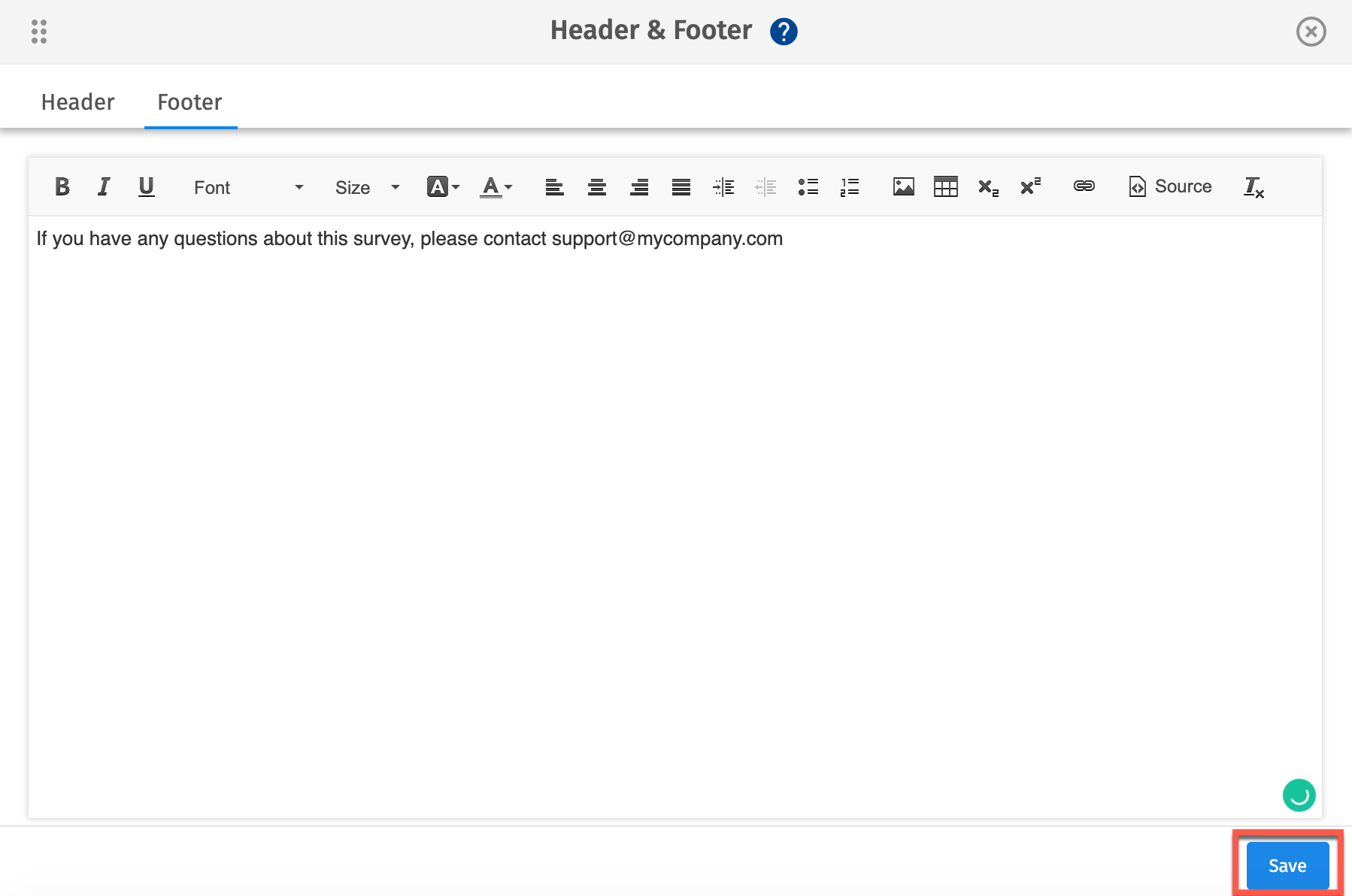 Survey Software Help Image